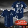 NFL Dallas Cowboys Custom Name Number Best Dad Ever Just Ask Baseball Jersey