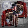 NFL Dallas Cowboys Custom Name One Nation Under God Bomber Jacket