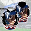 NFL Dallas Cowboys Custom Name One Nation Under God Pullover Hoodie V7