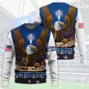 NFL Dallas Cowboys Custom Name One Nation Under God Sweatshirt V5