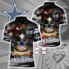 NFL Dallas Cowboys Custom Name One Nation Under God T-Shirt V3