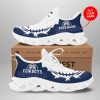NFL Dallas Cowboys Custom Name White Blue Rugby Max Soul Shoes