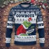 NFL Dallas Cowboys The Grinch Ugly Christmas Sweater