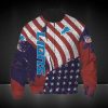 NFL Detroit Lions American Flag Bomber Jacket