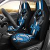 NFL Detroit Lions Black Blue Helmet Car Seat Covers