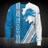 NFL Detroit Lions Blue White Sweatshirt V3