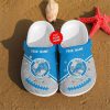 NFL Detroit Lions Custom Name Logo Crocs