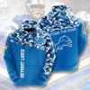 NFL Detroit Lions Honolulu Blue Black Camo Pullover Hoodie