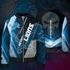 NFL Detroit Lions Punisher Skull Bomber Jacket