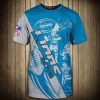 NFL Detroit Lions Silver Blue T-Shirt