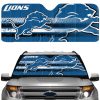 NFL Detroit Lions Universal Car Sunshade