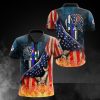 NFL Houston Texans American Flag Polo Shirt V2