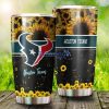 NFL Houston Texans Beautiful Sunflower Tumbler