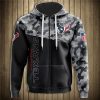 NFL Houston Texans Black Camo Zip Up Hoodie