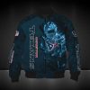 NFL Houston Texans Blue Camo Bomber Jacket