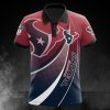 NFL Houston Texans Blue Red Polo Shirt V3