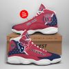 NFL Houston Texans Custom Name Air Jordan 13 Shoes V1
