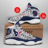 NFL Houston Texans Custom Name Number Air Jordan 13 Shoes V2