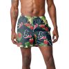 NFL Houston Texans Floral Men Beach Shorts