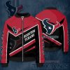 NFL Houston Texans Red Black Bomber Jacket V5