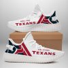 NFL Houston Texans White Red Yeezy Boost Sneakers