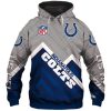NFL Indianapolis Colts Blue Grey Pullover Hoodie