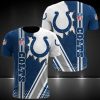NFL Indianapolis Colts Blue White T-Shirt V2