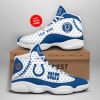 NFL Indianapolis Colts Custom Name Air Jordan 13 Shoes V3