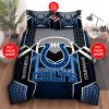 NFL Indianapolis Colts Custom Name Black Blue Bedding Set