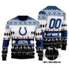 NFL Indianapolis Colts Custom Name Number Ugly Christmas Sweater