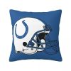 NFL Indianapolis Colts Helmet Square Pillow Case