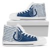 NFL Indianapolis Colts High Top Shoes