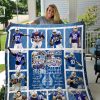 NFL Indianapolis Colts Legends Blue Quilt Blanket V2