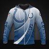 NFL Indianapolis Colts Light Blue Zip Up Hoodie