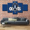 NFL Indianapolis Colts Logo 5 Panel Canvas