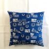 NFL Indianapolis Colts Multi Logo Square Pillow Case