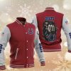 NFL Indianapolis Colts Red Skull Baseball Jacket