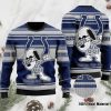 NFL Indianapolis Colts Snoopy Ugly Christmas Sweater V2