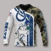 NFL Indianapolis Colts White Blue Camo Pullover Hoodie