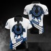 NFL Indianapolis Colts White Blue Polo Shirt
