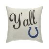 NFL Indianapolis Colts Y’all Decorative Square Pillow Case