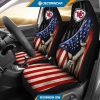NFL Kansas City Chiefs American Flag Car Seat Covers
