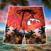 NFL Kansas City Chiefs Coconut Tree Men Beach Shorts