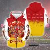 NFL Kansas City Chiefs Custom Name Champions 2021 Zip Up Hoodie