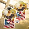 NFL Kansas City Chiefs Custom Name Gold Under God Polo Shirt