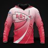NFL Kansas City Chiefs Light Red Pullover Hoodie