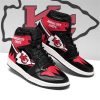 NFL Kansas City Chiefs Red Black Air Jordan 1 High Sneakers