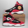 NFL Kansas City Chiefs Red Black Air Jordan 13 Shoes