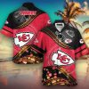 NFL Kansas City Chiefs Red Black Hawaiian Shirt