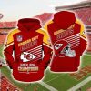 NFL Kansas City Chiefs Red Yellow Super Bowl Champions LIV Pullover Hoodie